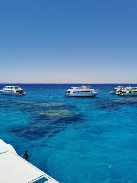 Barcos no Mar Vermelho